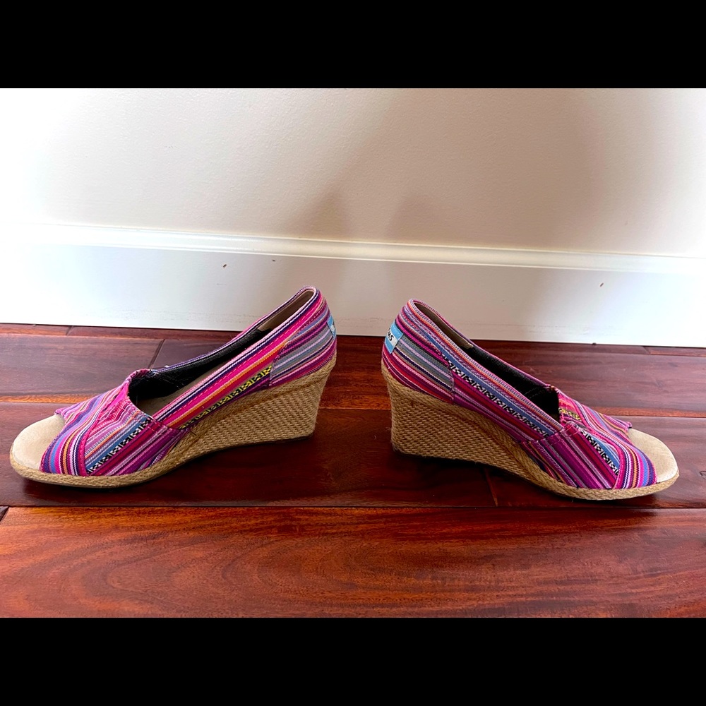 Toms Espadrille Wedges
